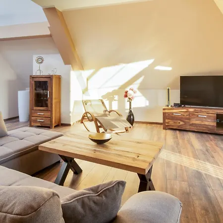 Apartamento Odins Halle - Odins Blick 8 - Direkt Am Privatstrand, Sauna, Garten Lobbe