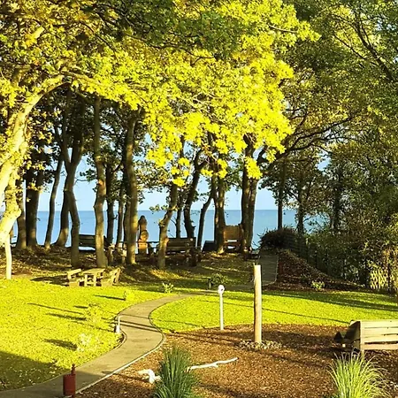 Apartamento Odins Halle - Odins Blick 8 - Direkt Am Privatstrand, Sauna, Garten